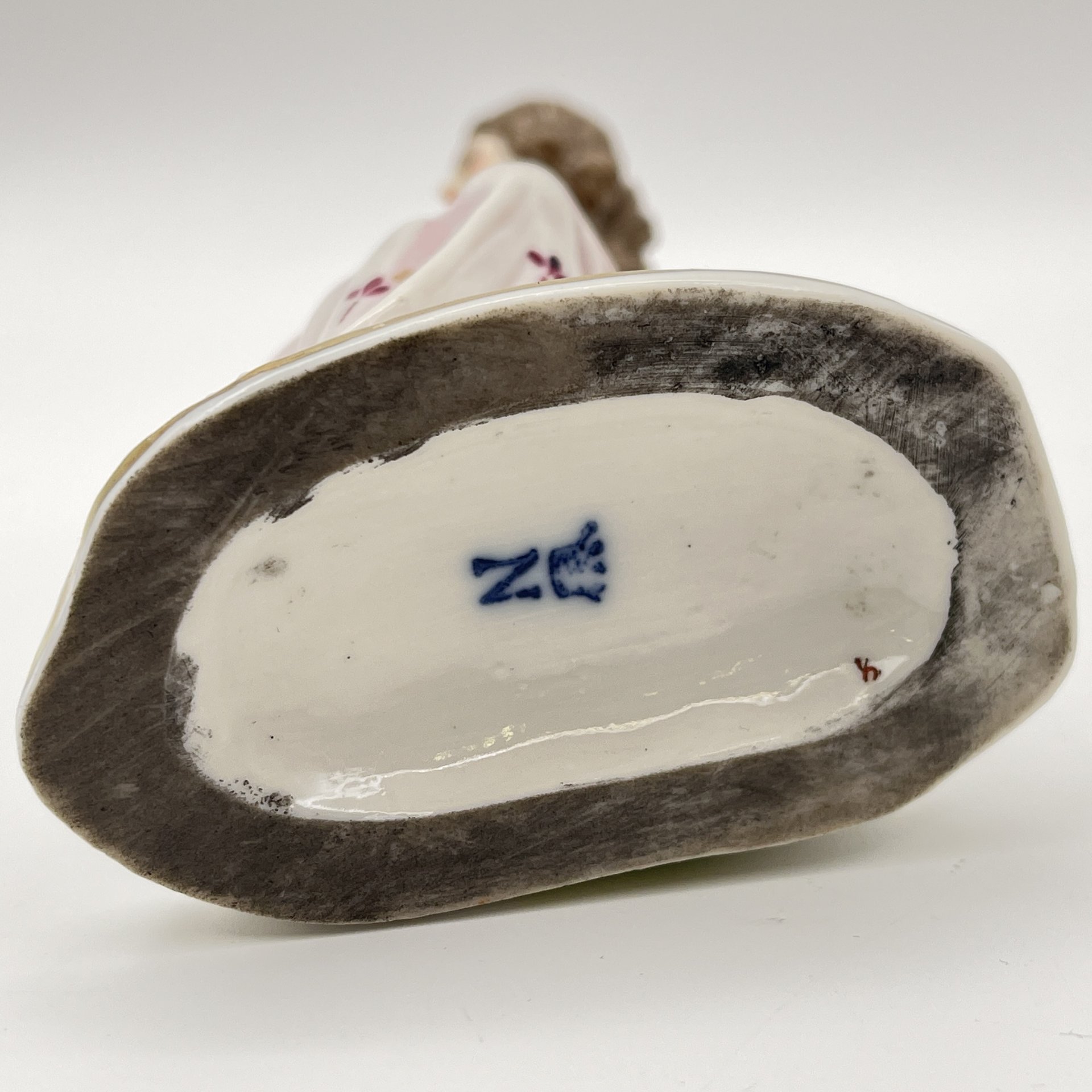 Статуэтка "Обнаженная", фарфор, роспись, Западная Европа, 1950-1970 гг.