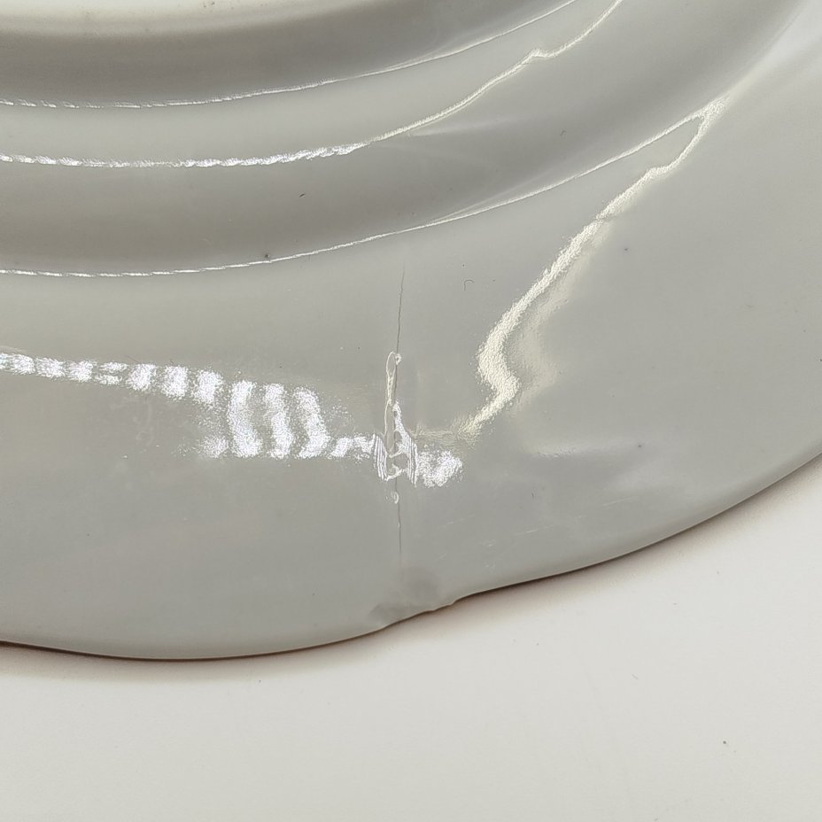 Тарелка десертная с цветочным декором "Kobalt Blau"