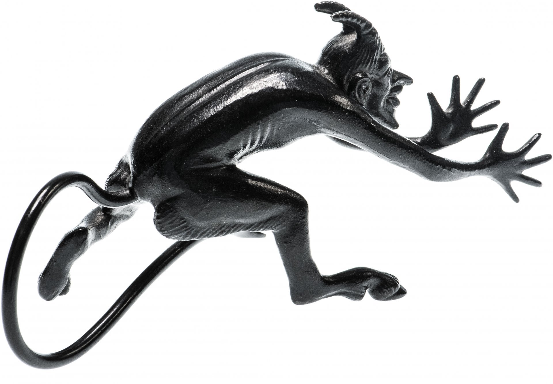 Статуэтка "Чертик", Каслинский чугунолитейный завод, СССР, 1988 г.