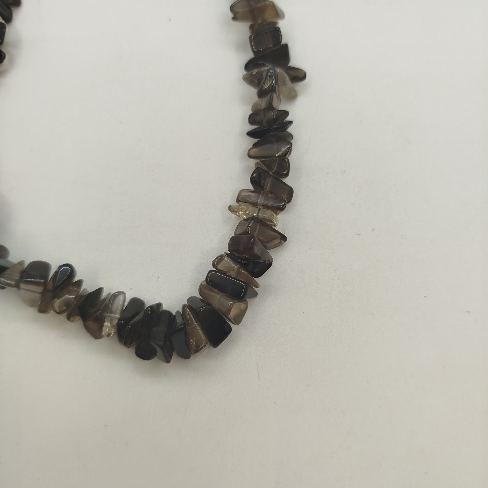 Бусы с бусинами разной формы, натуральный камень, СССР, 1970-1990 гг.