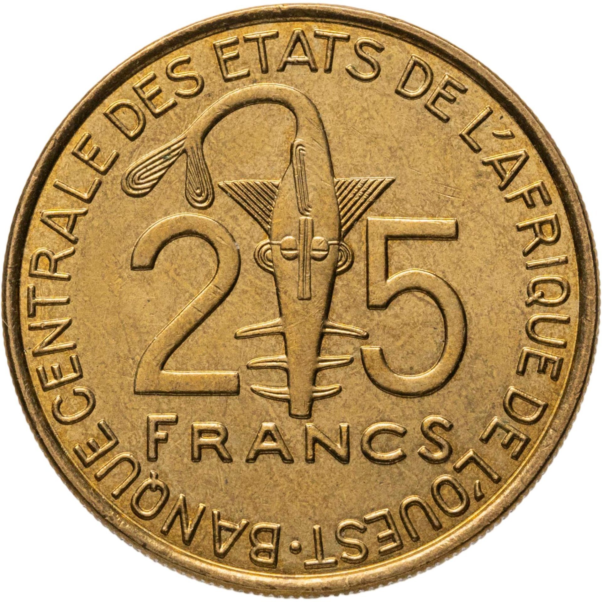 Западная Африка 25 франков (francs BCEAO) 2014