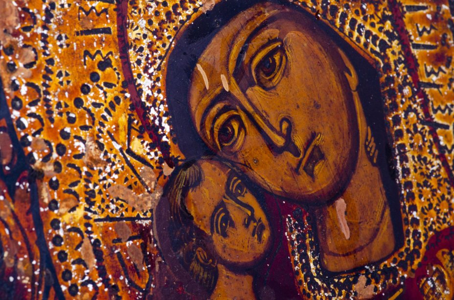 Икона "Богоматерь Феодоровская", дерево, Российская Империя, 1890-1910 гг.
