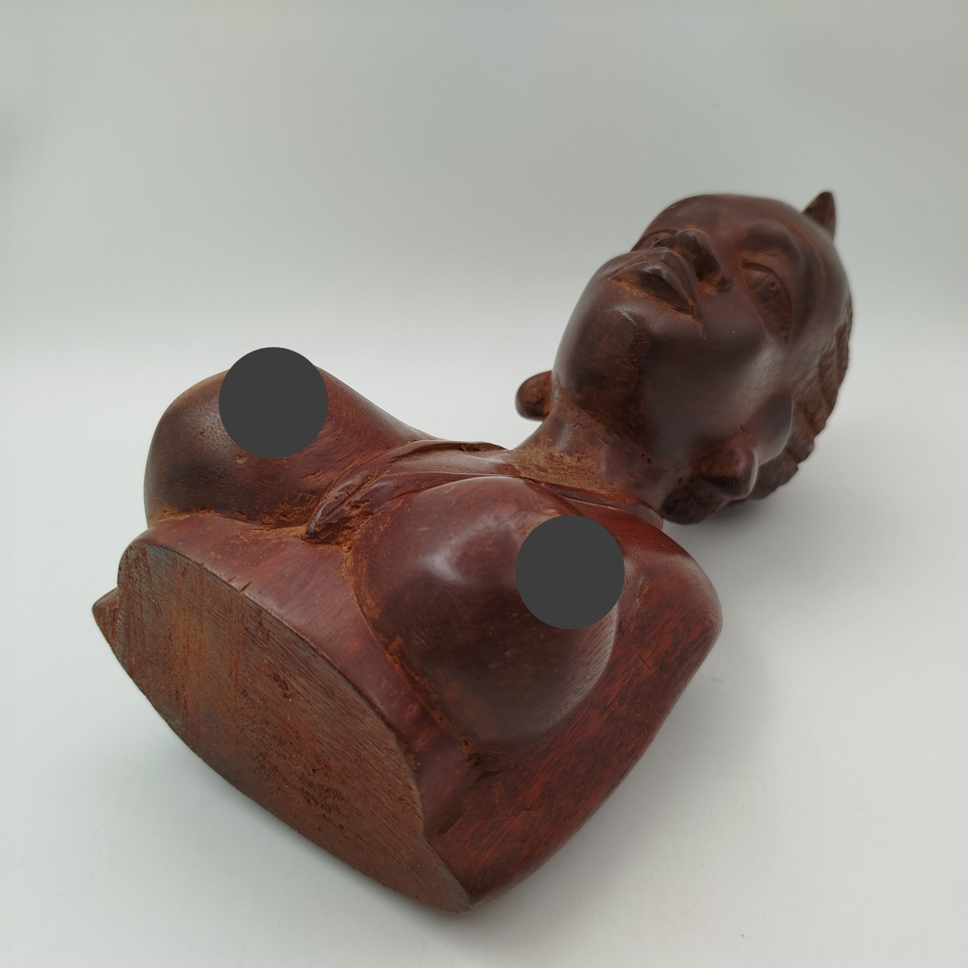 Бюст "Африканская красавица", дерево, резьба, Африка, 1970-2000 гг.