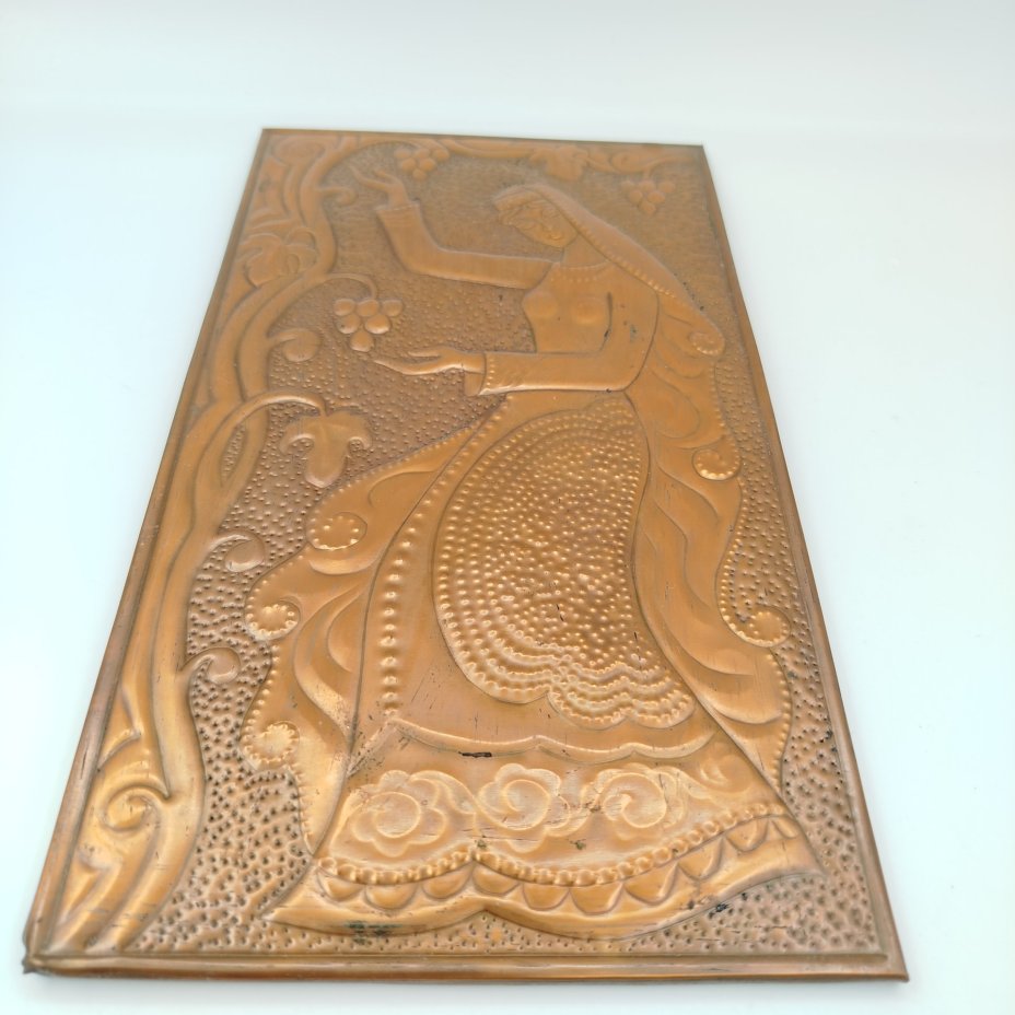 Панно настенное "Горянка", Отрадненская фабрика камнерезных изделий