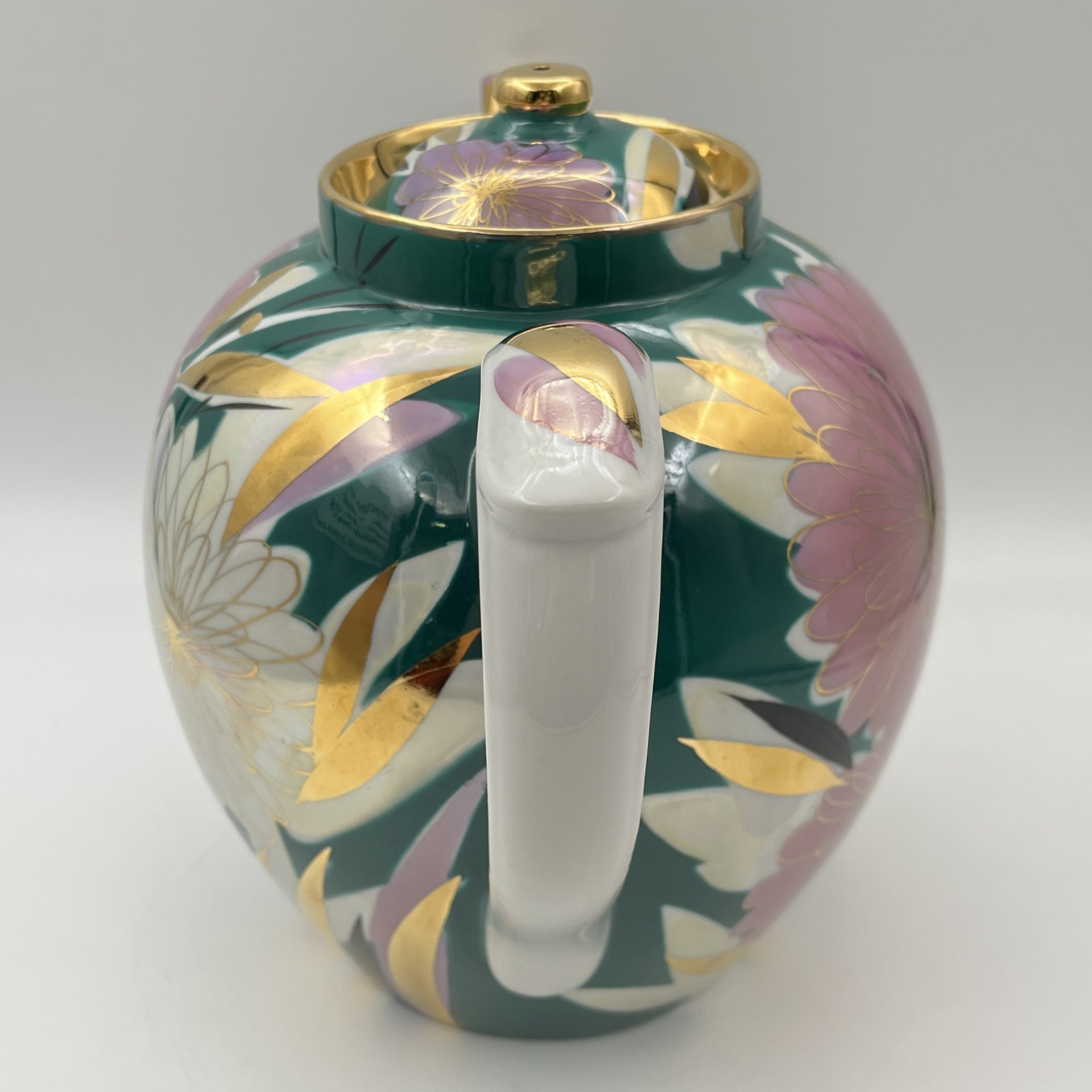 Чайник доливной "Хризантемы" ("Астры"), автор В.К. Яснецов