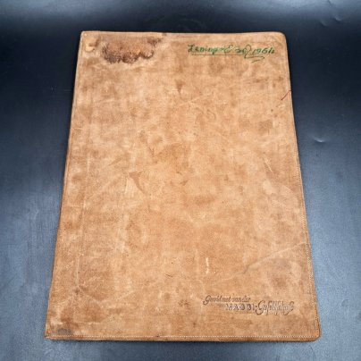 Папка "Maggi-Gesellschaft", замша