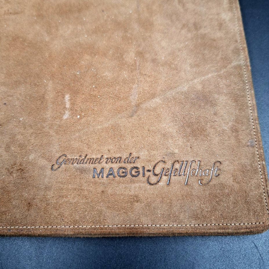 Папка "Maggi-Gesellschaft", замша