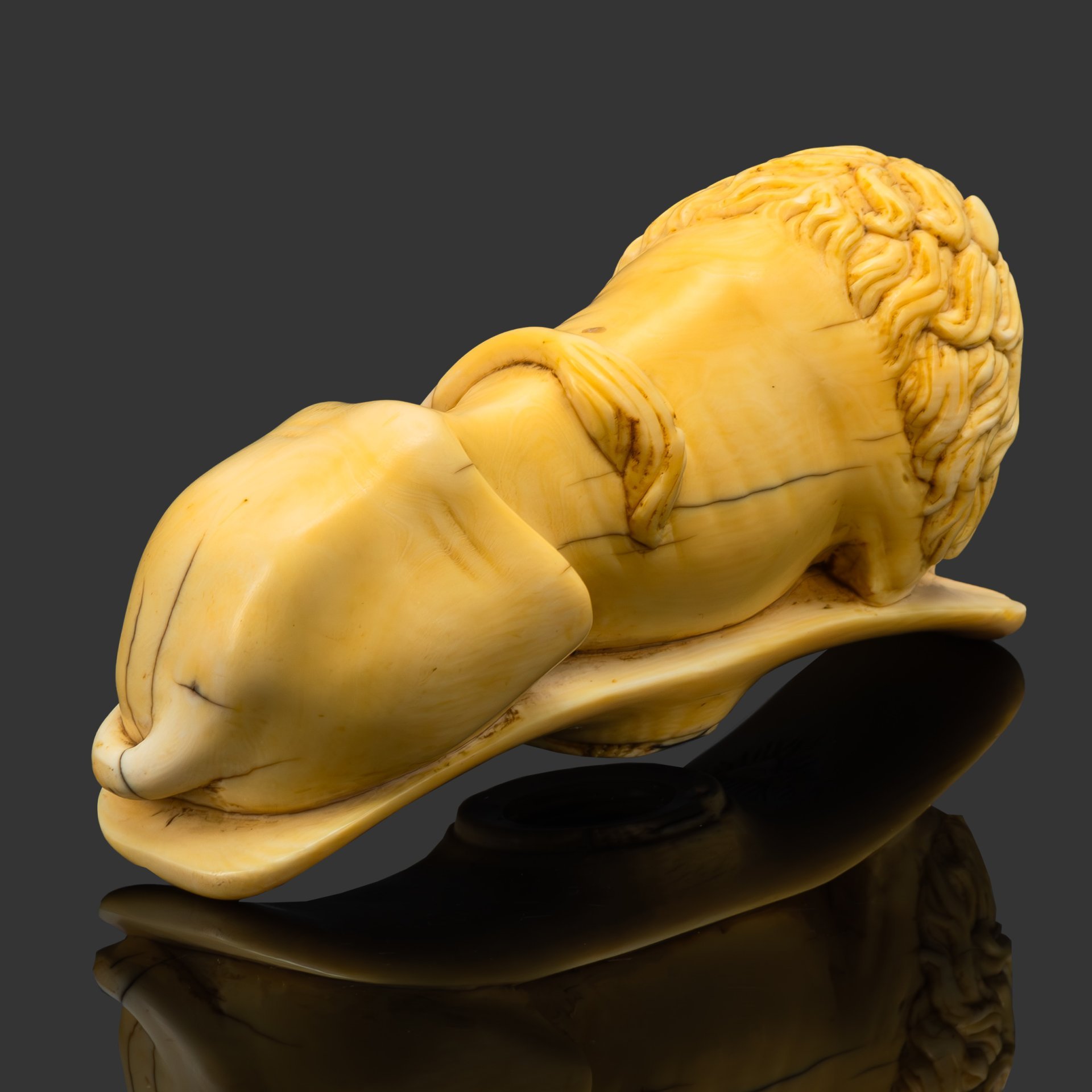 Навершие (ручка) трости в виде льва