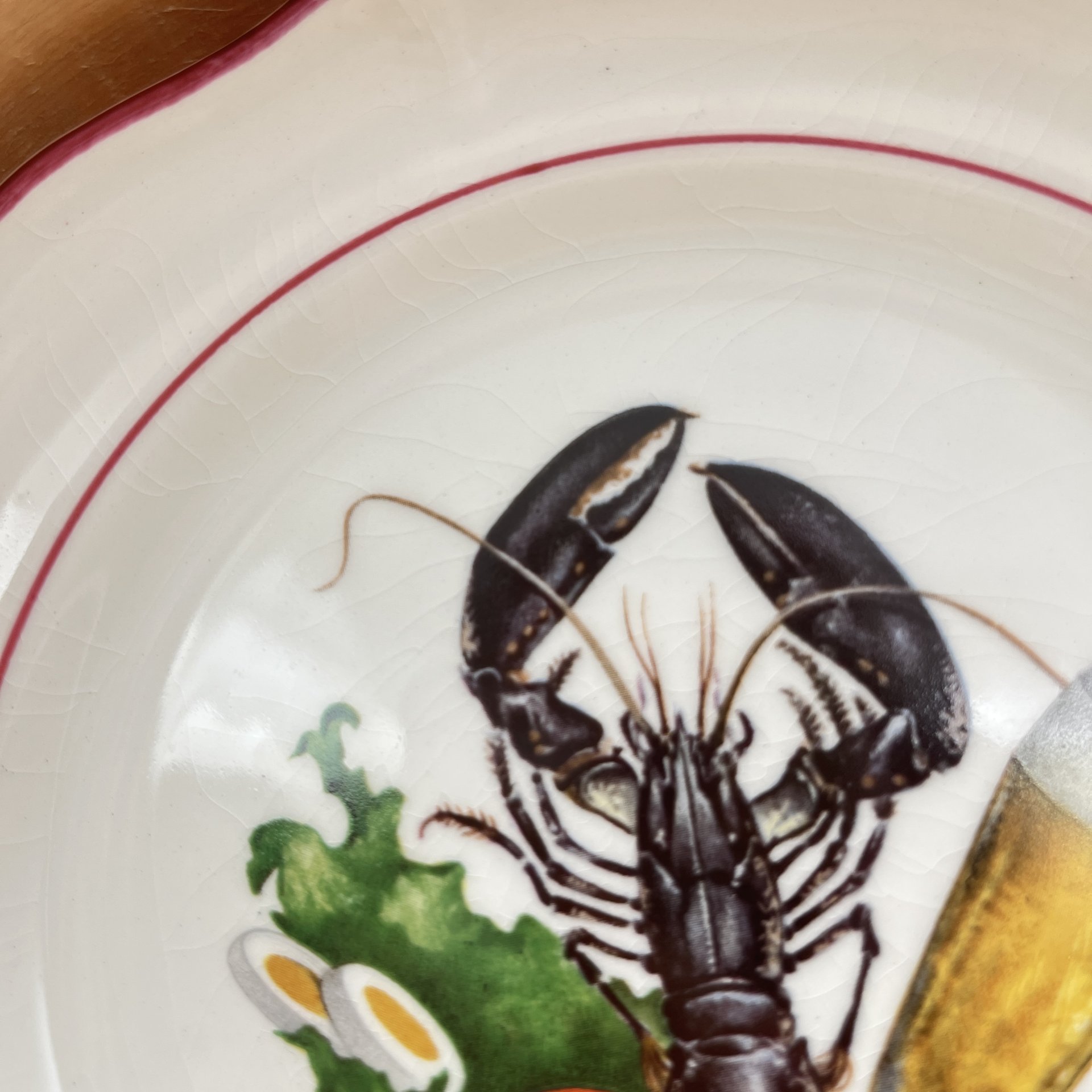 Набор из 8-ми сырных тарелок (в коробке) с изображением закусок и напитков "L'heure du cocktail"