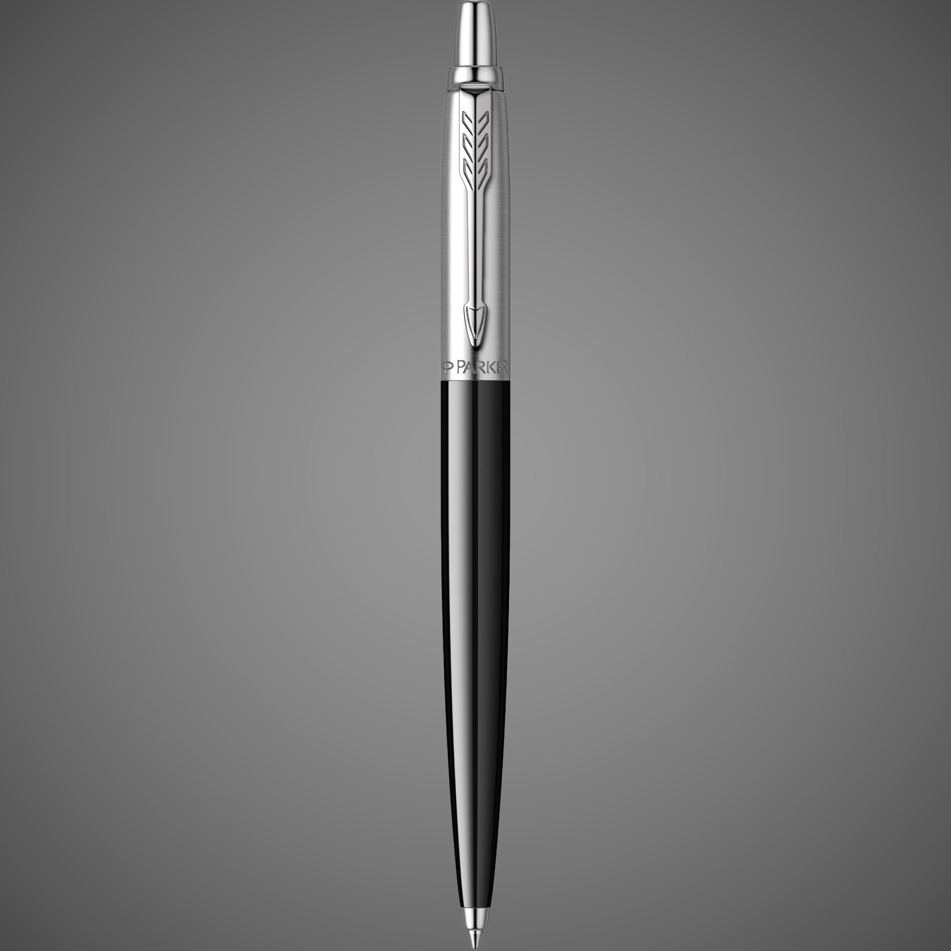 Шариковая ручка Parker Jotter Originals Black, стержень: Mblue В ЭКО-УПАКОВКА, Металлы: металл, пластик