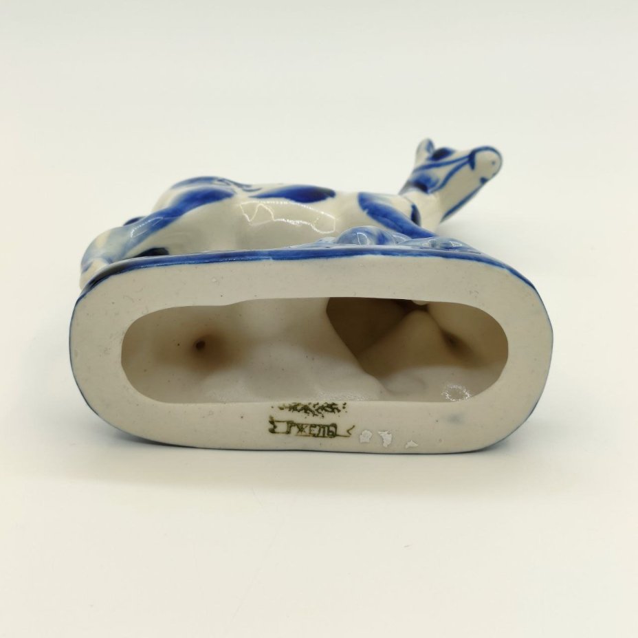 Статуэтка  "Жеребенок", Гжель, фарфор, роспись, Российская Федерация, 1991-2010 гг.