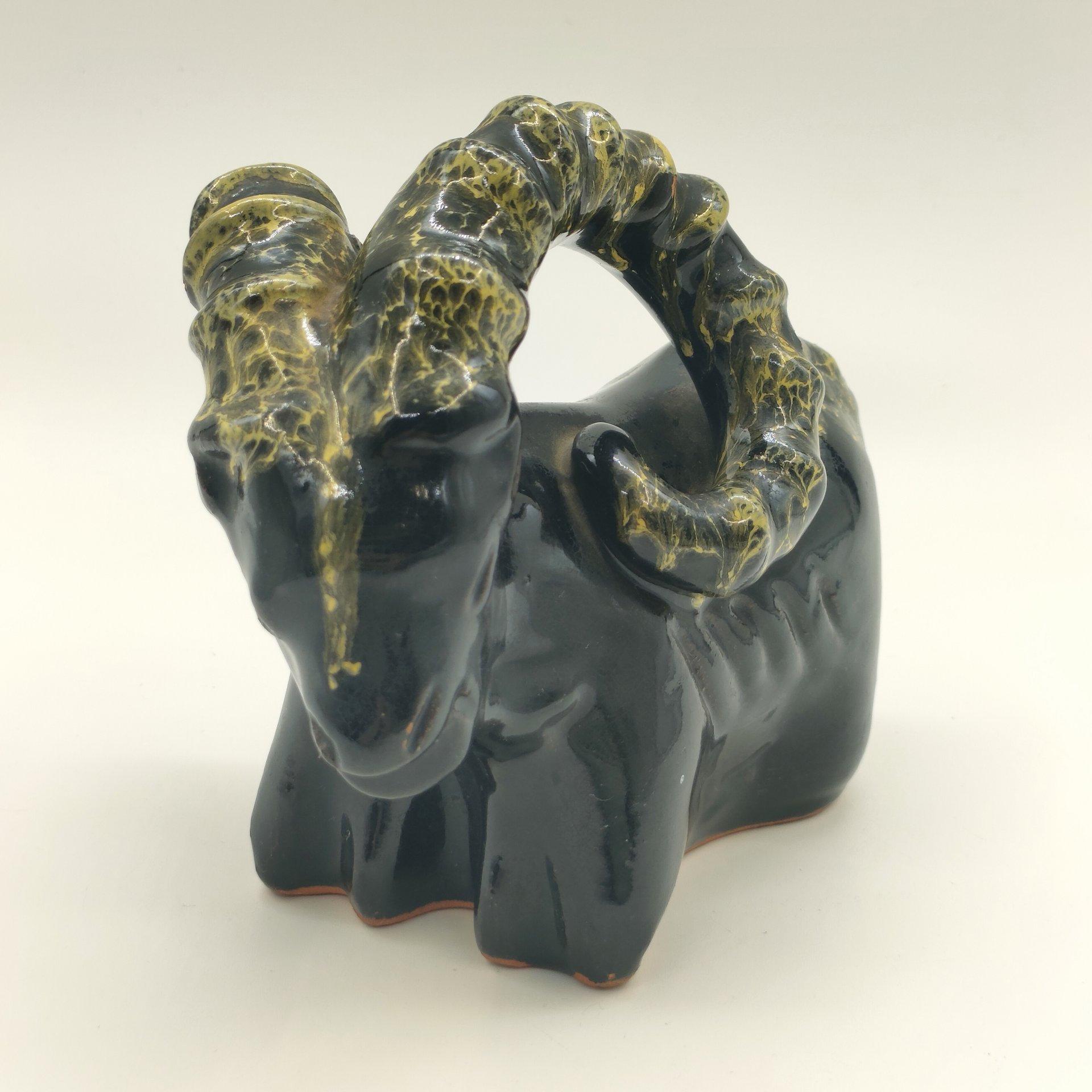 Статуэтка "Архар", керамика, глазурь, СССР, 1970-1980 гг.