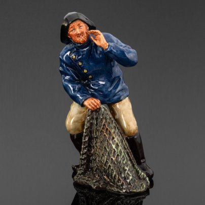Статуэтка "Морской улов" ("Рыбак с сетью", "Sea Harvest"), скульптор Mary Nicholl, Royal Doulton