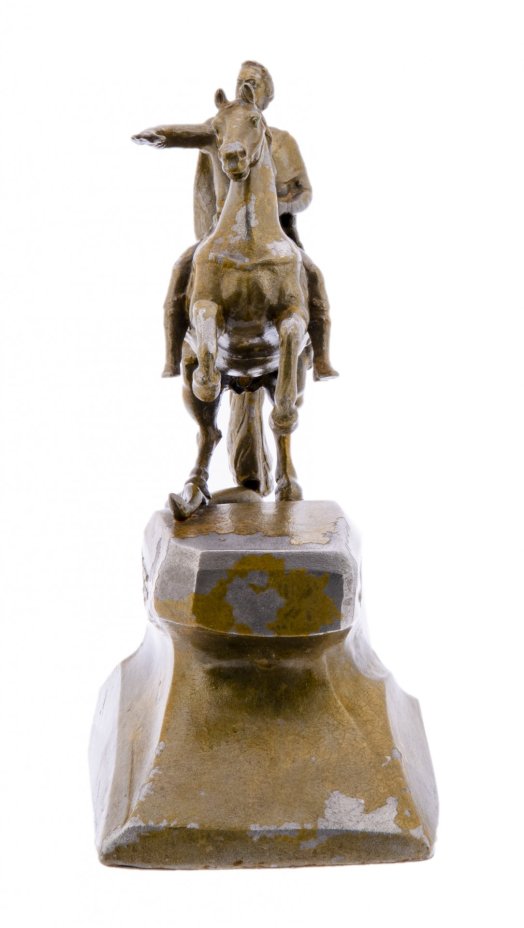 Статуэтка "Медный всадник", олово, лак, Россия, 1960-1980 гг.