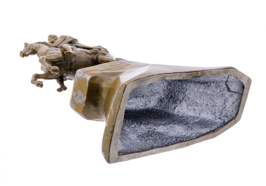 Статуэтка "Медный всадник", олово, лак, Россия, 1960-1980 гг.