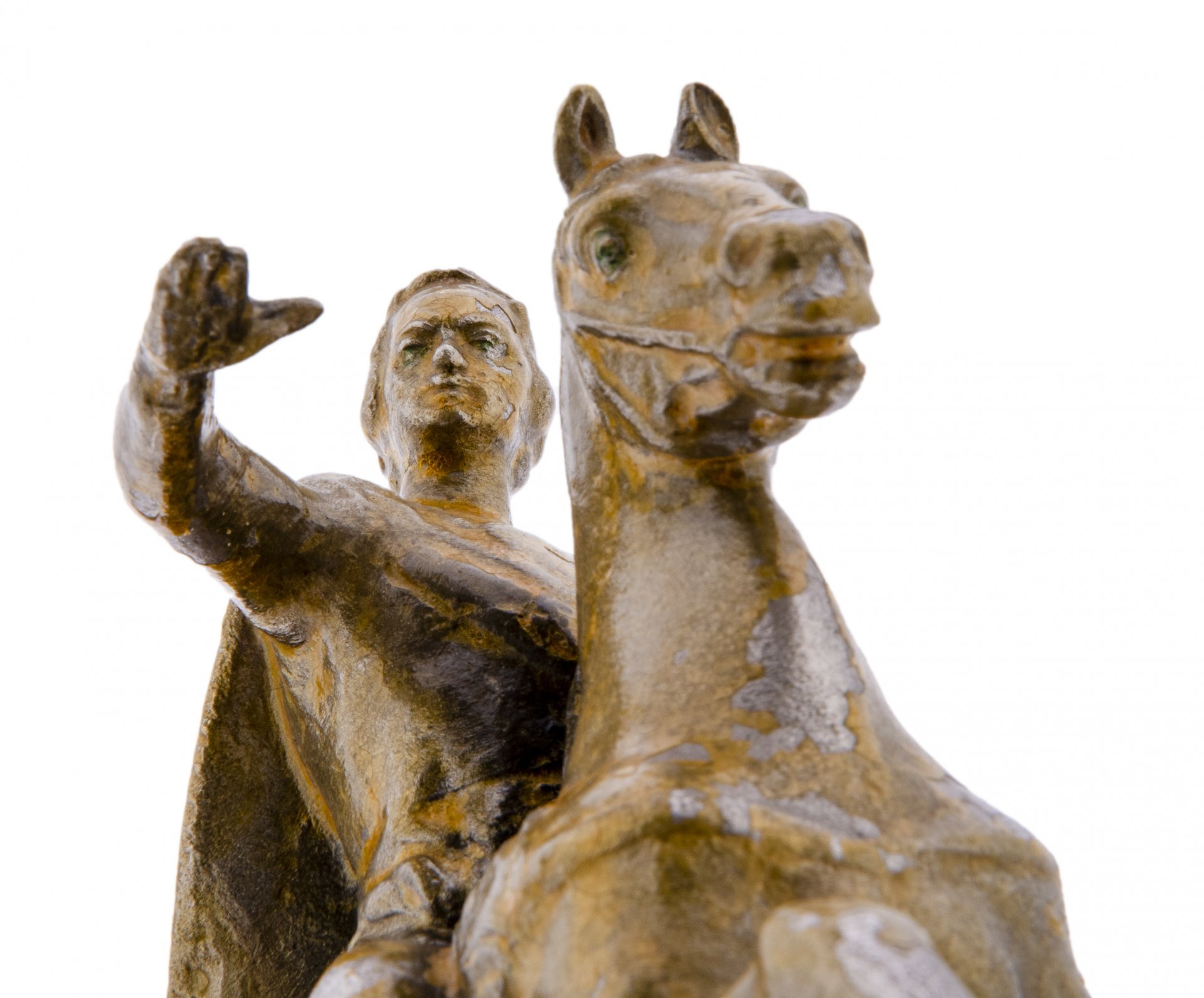 Статуэтка "Медный всадник", олово, лак, Россия, 1960-1980 гг. — фото 6
