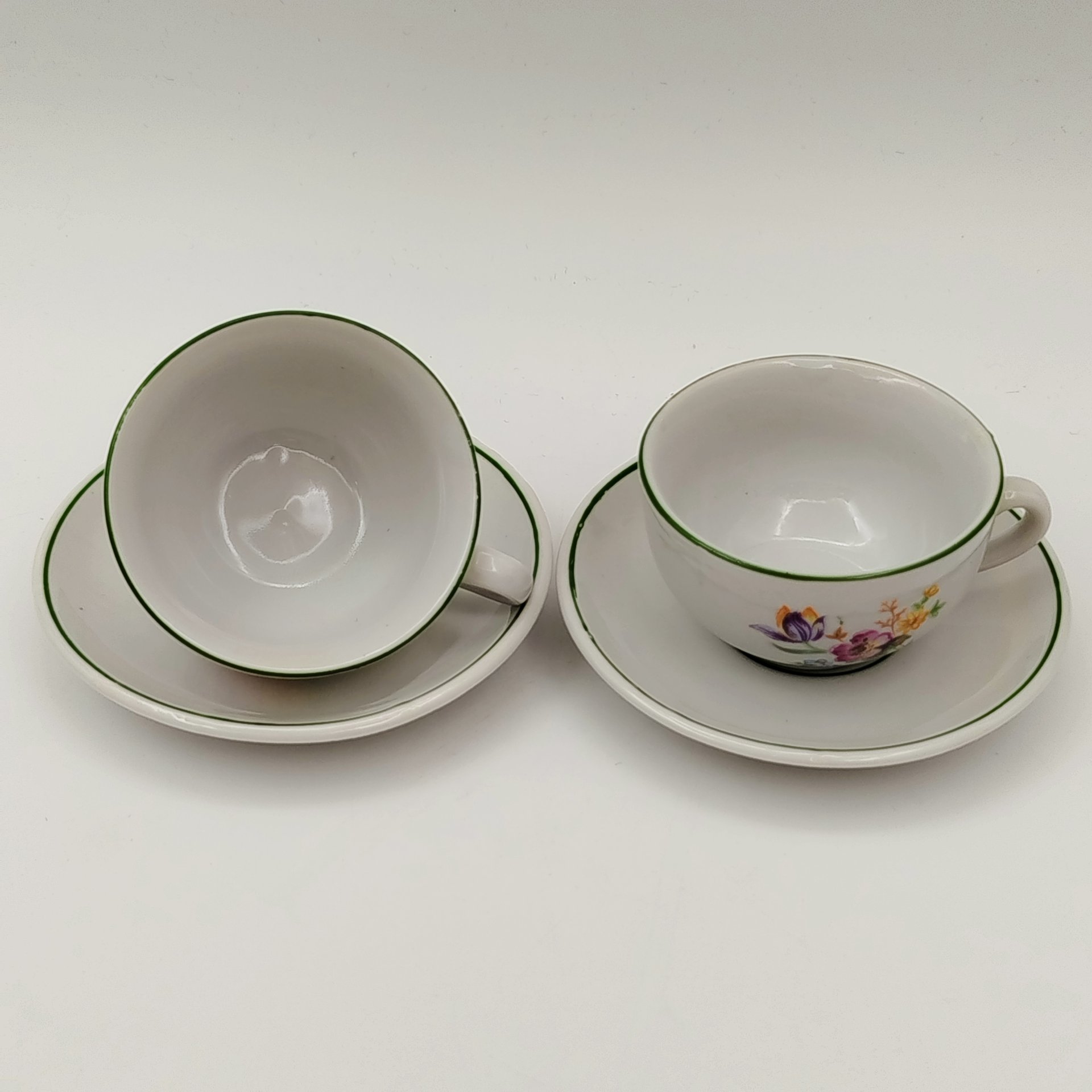 Сервиз детский (кукольный) с цветочным декором, в оригинальной коробке, на 6 персон (15 предметов)