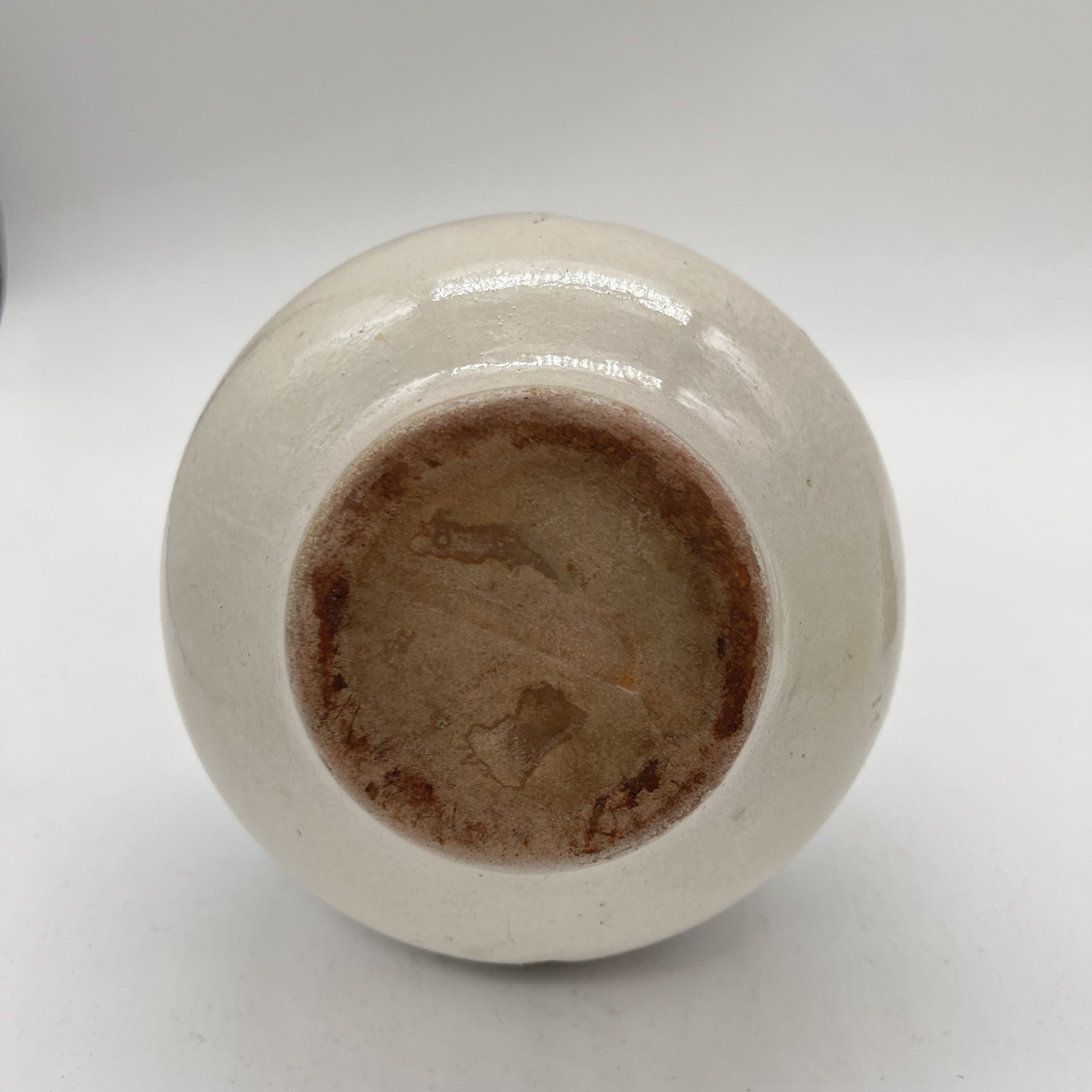 Вазочка с  цветочным декором, керамика, роспись, СССР, 1970-1990 гг.