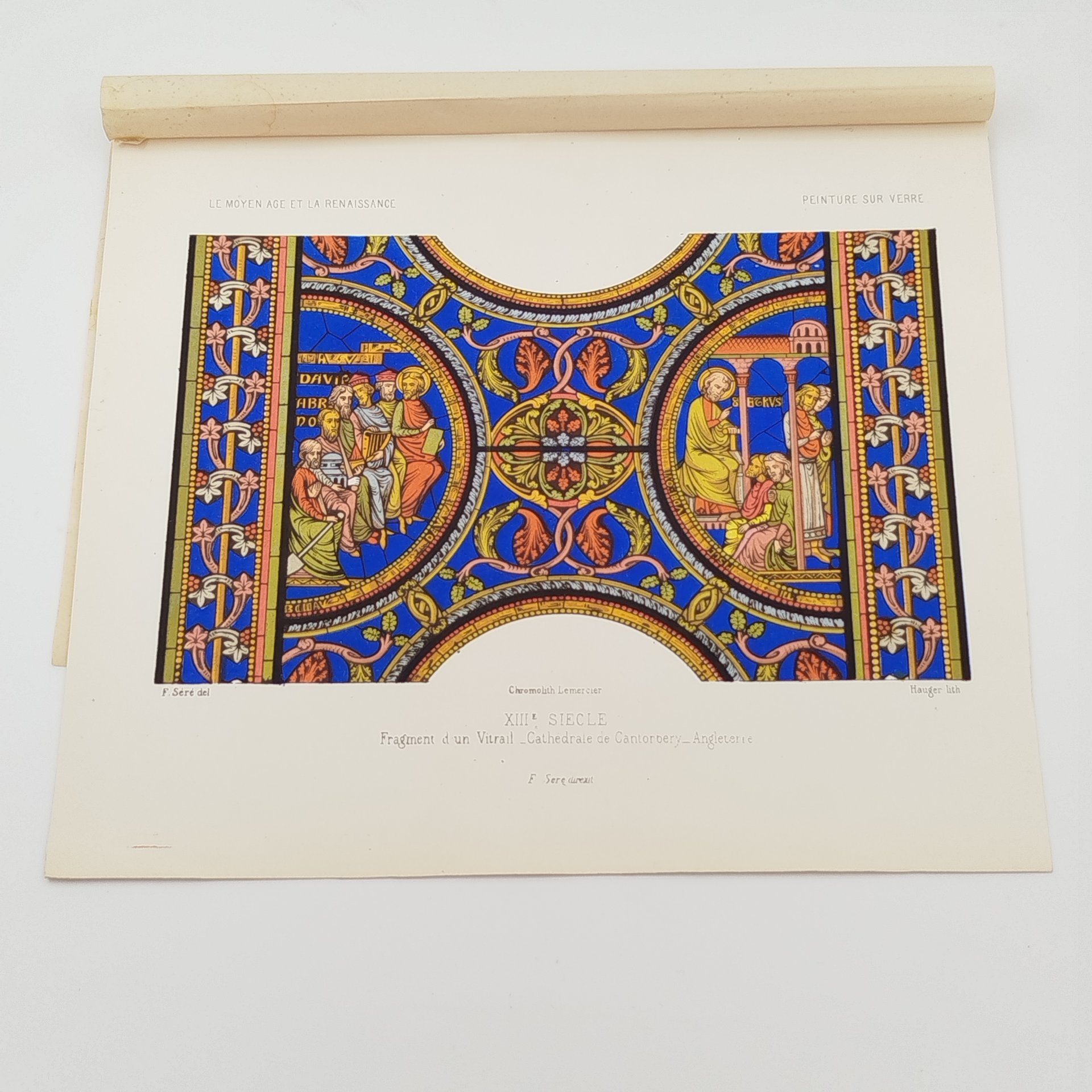 Пара хромолитографий из издания Ferdinand Sere  "Le Moyen Age et la Renaissance...", Фирма "Lemercier", бумага, печать, Франция, 1851-1900 гг.