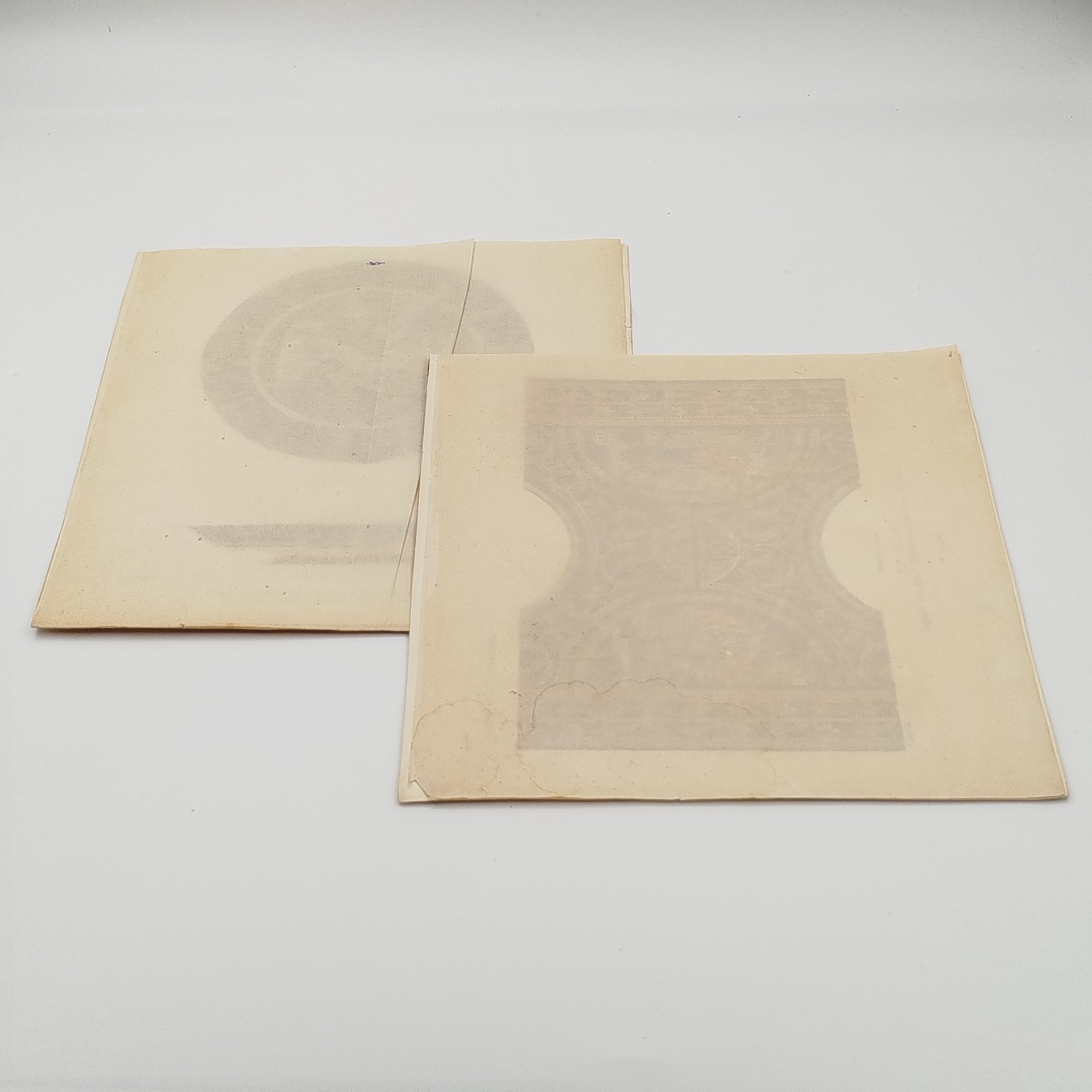 Пара хромолитографий из издания Ferdinand Sere  "Le Moyen Age et la Renaissance...", Фирма "Lemercier", бумага, печать, Франция, 1851-1900 гг.