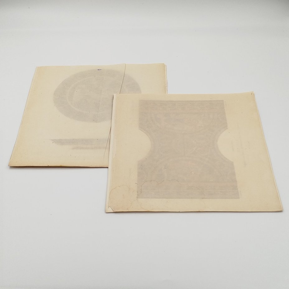 Пара хромолитографий из издания Ferdinand Sere  "Le Moyen Age et la Renaissance...", Фирма "Lemercier"