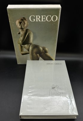 Книга "Emilio Greco" (на итальянском), в кофре