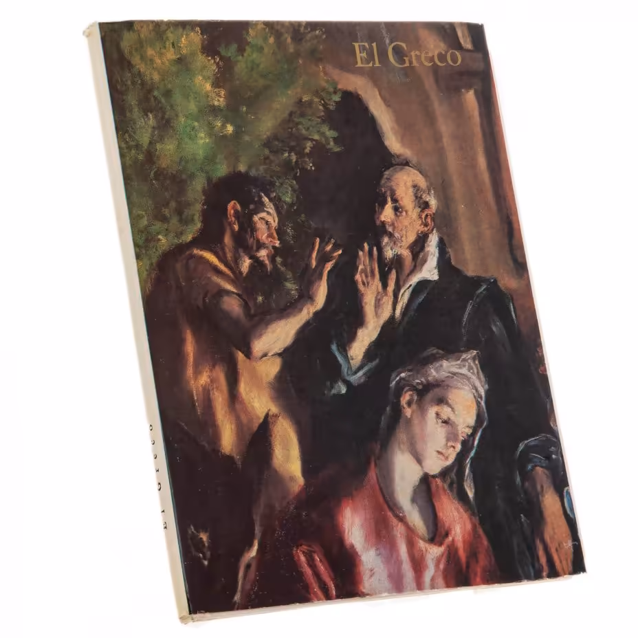 Альбом "Эль Греко" на румынском языке, суперобложка, бумага, печать, г. Бухарест, Румыния, 1971 г.