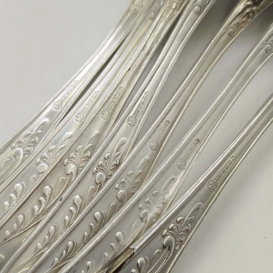 Набор столовых ложек "Пламя" на 7 персон