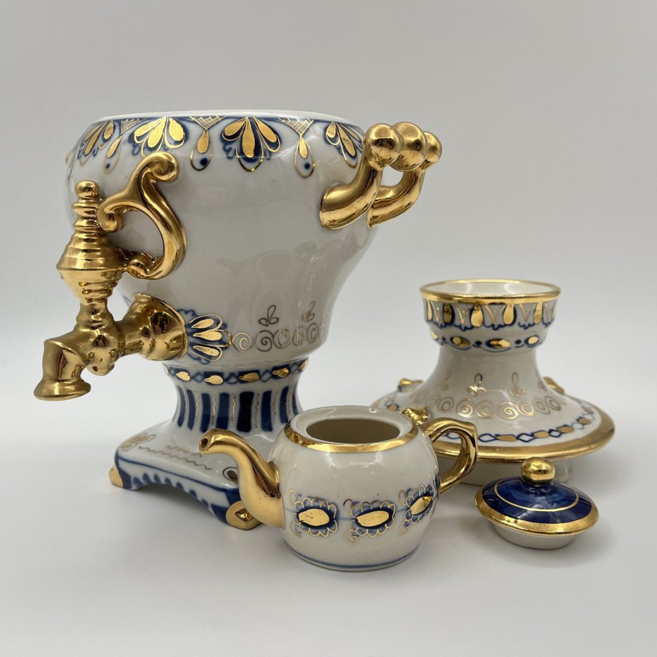 Статуэтка "Самовар с заварочным чайником"