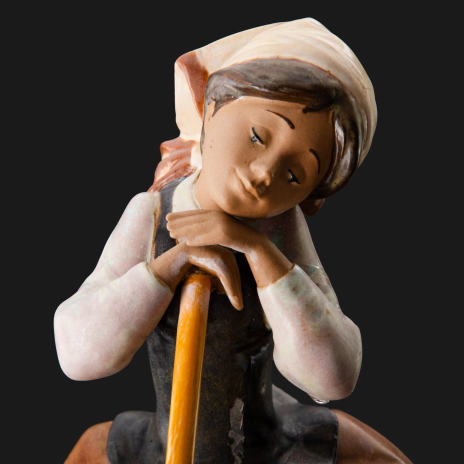 Статуэтка "Помощники по сбору урожая" ("Harvest Helpers"), фарфор, роспись, Lladro