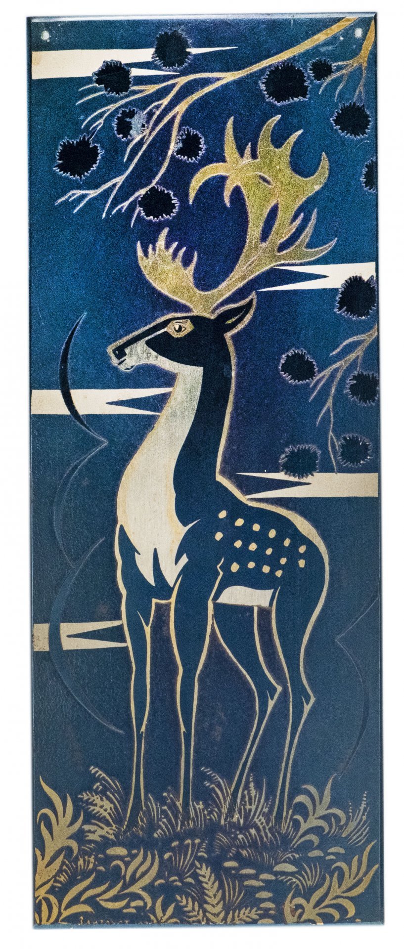 Гравюра на стали "Олень", Златоустовский комбинат, СССР, 1970-1975 гг.
