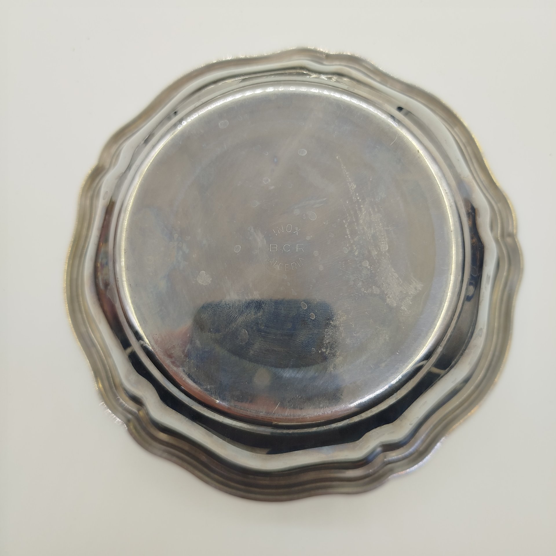 Набор сервировочный(террина и поднос) в классическом стиле, сталь, Европа, 1990-2010 гг.