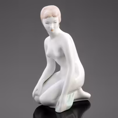 Статуэтка "Купальщица", Aquincum Porcelain