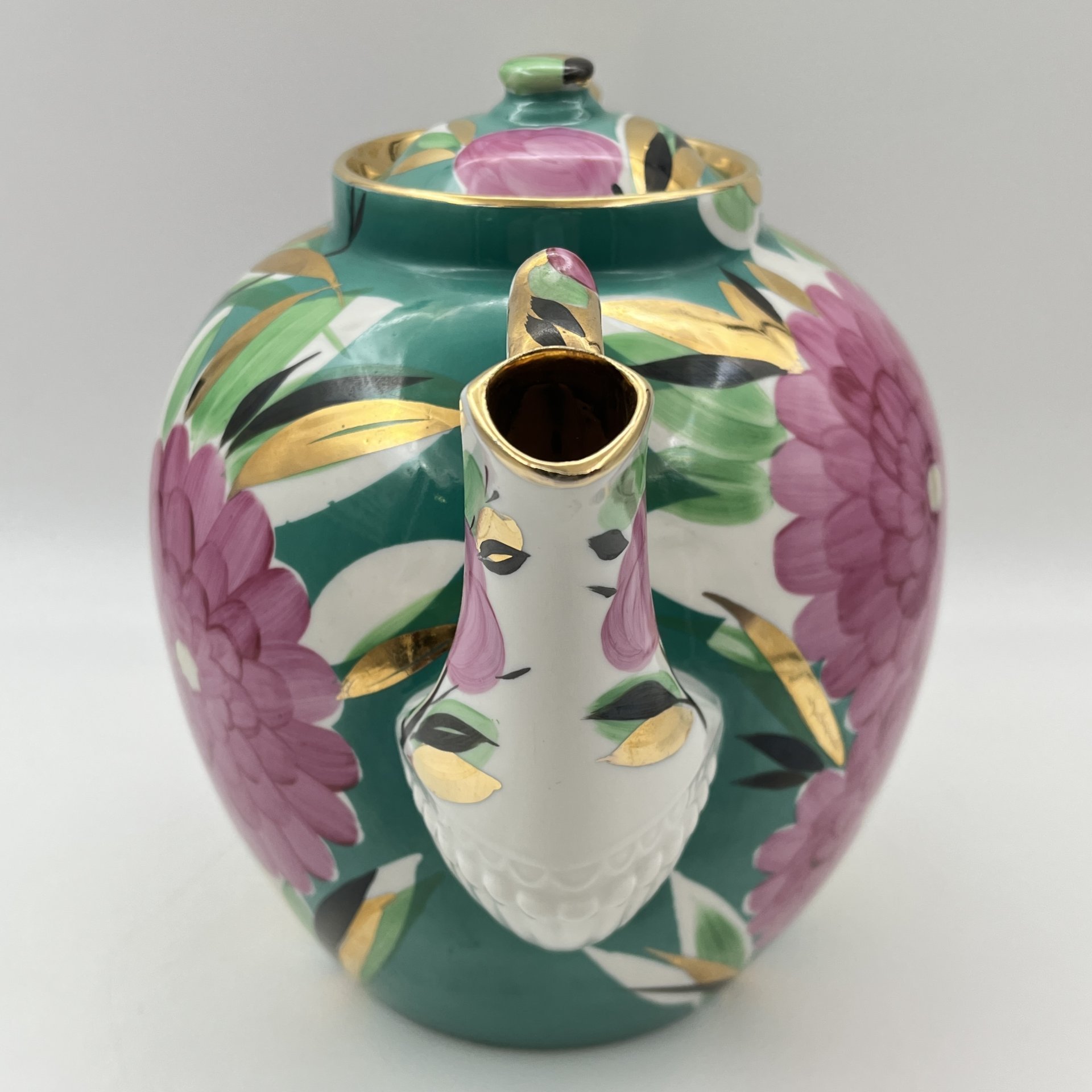 Чайник доливной "Хризантемы", автор В.К. Яснецов