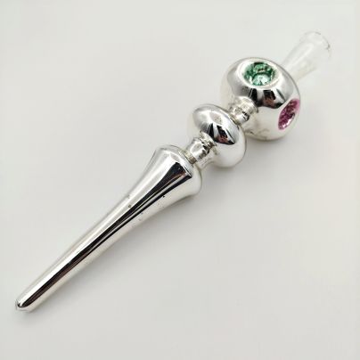 Игрушка елочная "Пика" (навершие/наконечник на елку), стекло, краска, СССР, 1950-1960 гг.