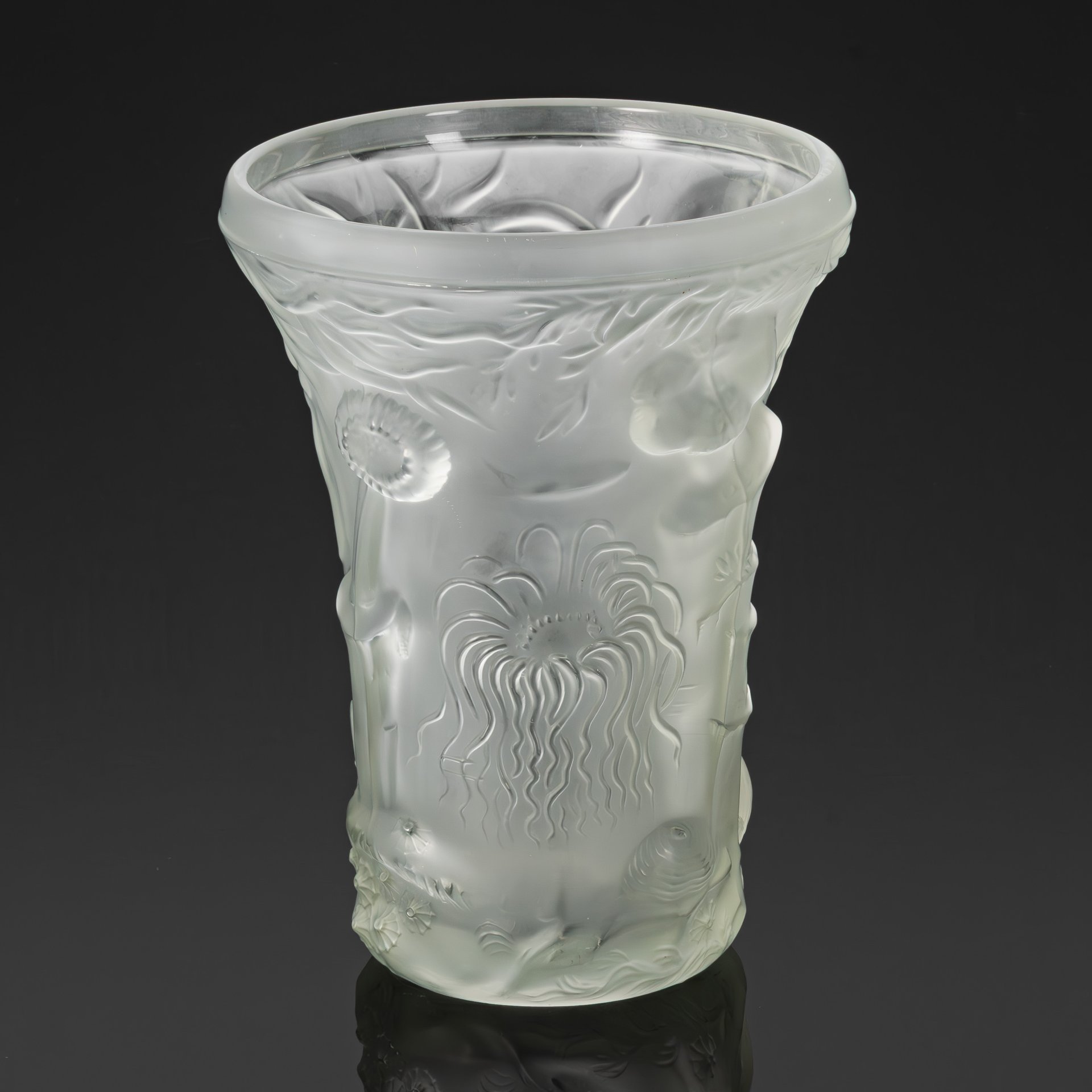 Ваза с рельефным декором "Морская жизнь" (крупная), дизайнер Josef Inwald, Barolac