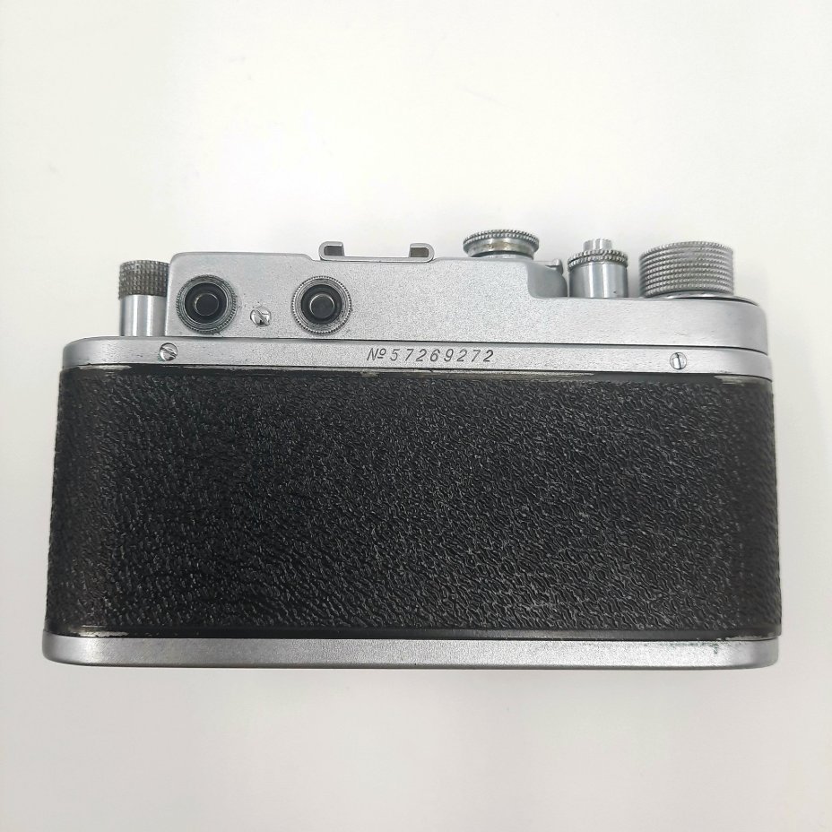 Фотоаппарат "Зоркий С" с объективом "Индустар-22" в оригинальном кофре, металл, кожа, стекло, Красногорский механический завод (КМЗ), Красногорский механический завод (КМЗ)