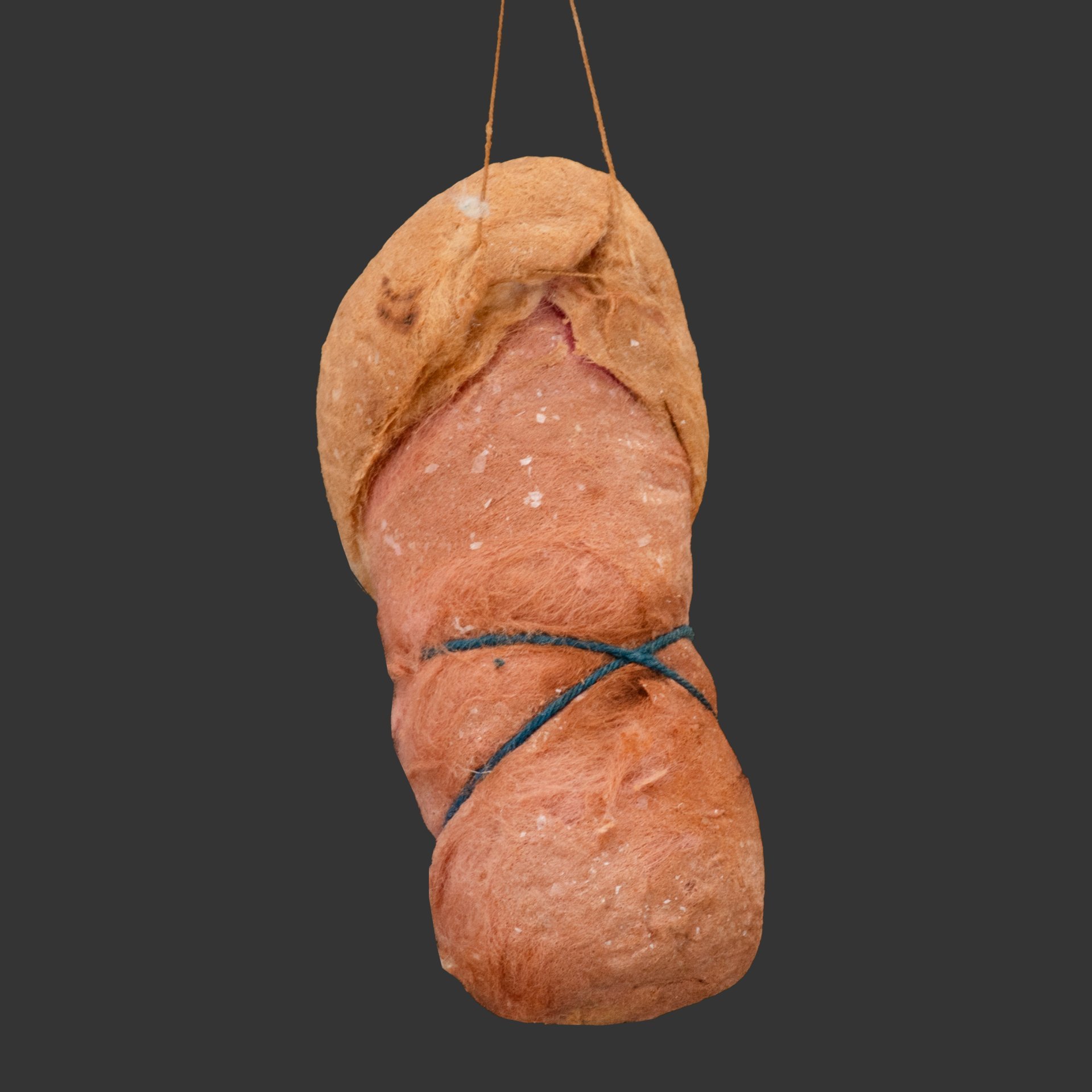 Игрушка ёлочная "Ребёнок в конверте" ("Малыш"), вата, мастика, роспись, СССР, 1930-1940 гг.