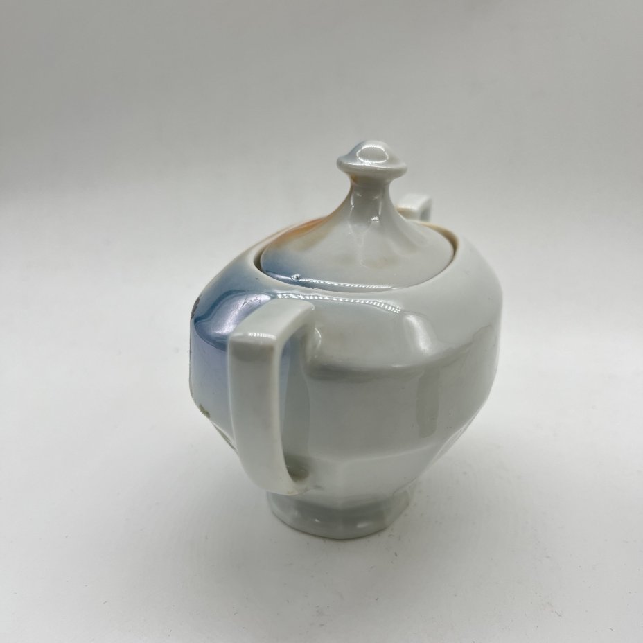 Сахарница "Птички", фарфор, деколь, Victoria, Чехословакия, 1970-1990 гг.