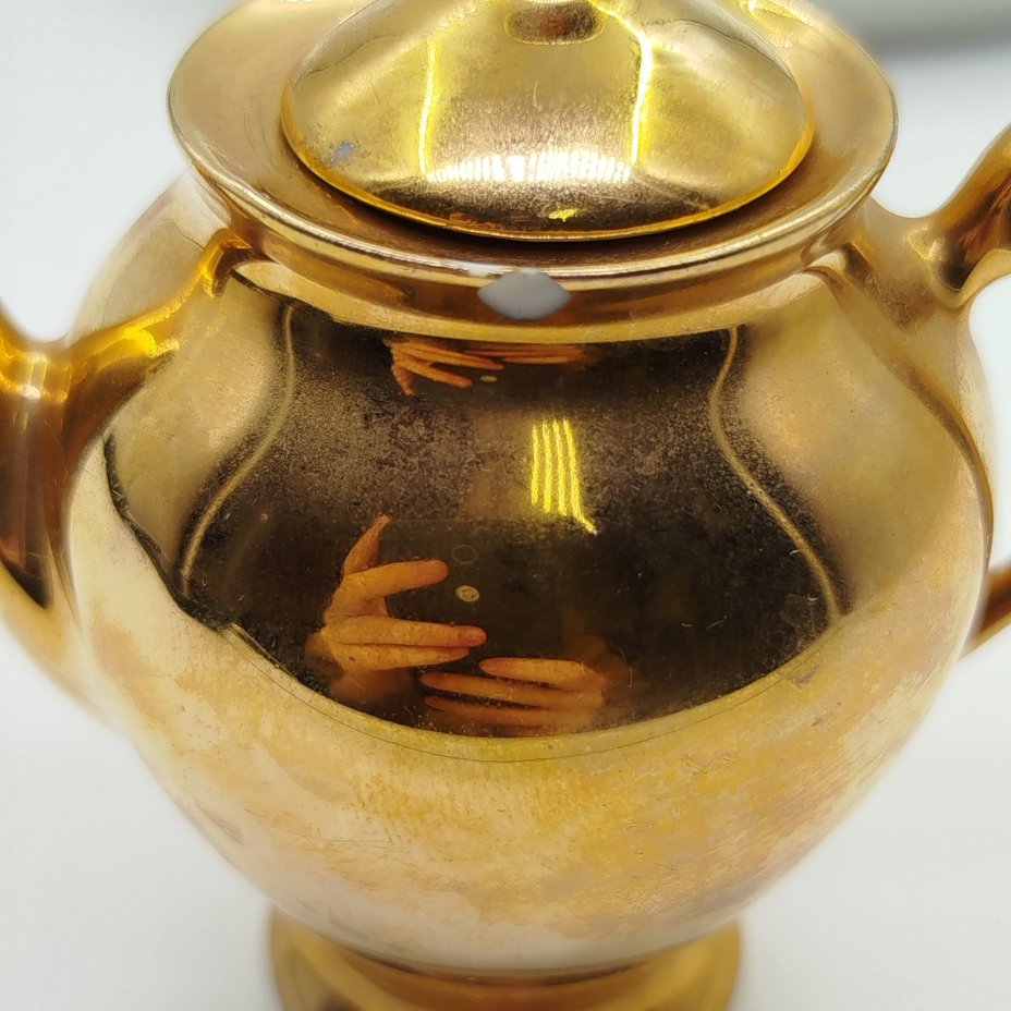 Сервиз детский "Кукольное чаепитие", фарфор, золочение, Cmielow, Польша, 1950-1980 гг.