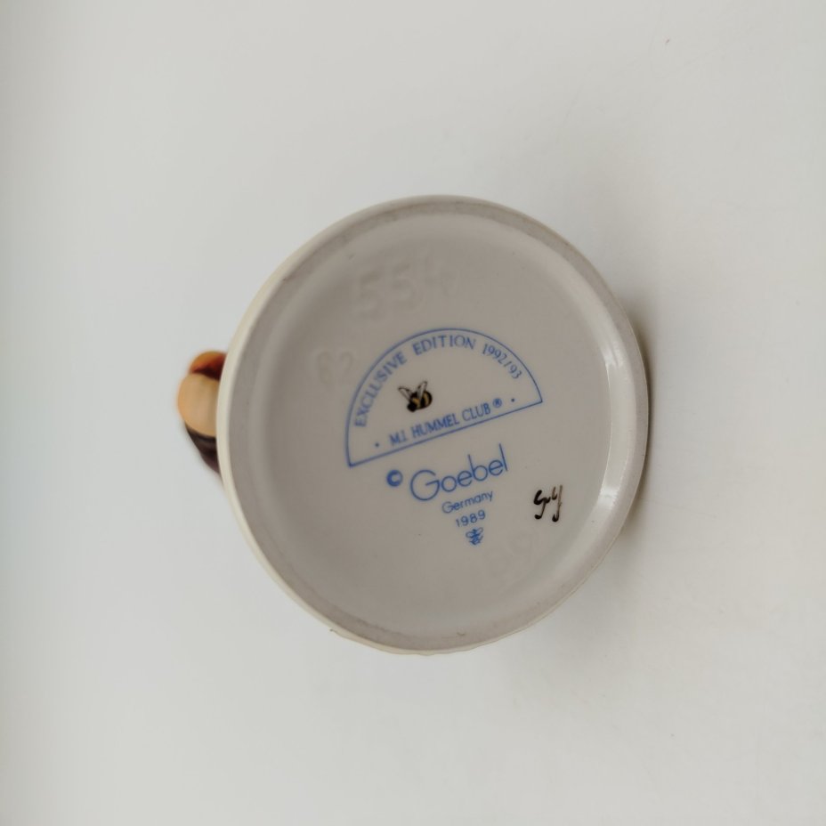 Статуэтка "Нахальный парень"",  M.I. Hummel  Membership, фарфор, роспись, Goebel, Германия, 1992-1993 гг., Goebel