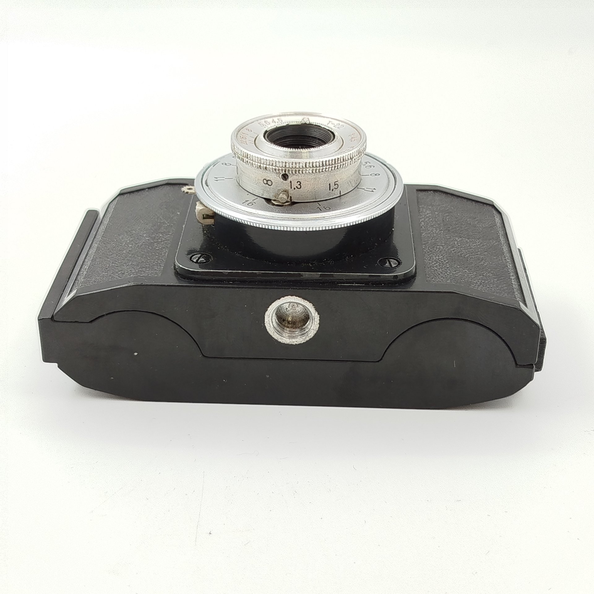 Фотоаппарат шкальный "Смена-6" и дальномер "Смена" в кофре, металл, пластик, кожа, стекло, Государственный оптико-механический завод имени ОГПУ (ГОМЗ), СССР, 162-1953 гг.