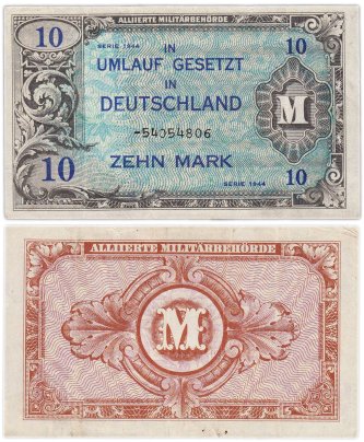 Германия 10 марок 1944