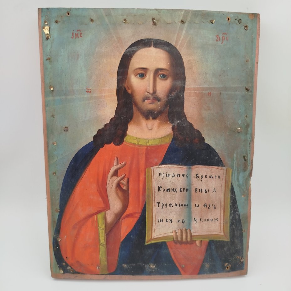 Икона "Господь Вседержитель", дерево, темпера, Российская империя, 1900-1915 гг.