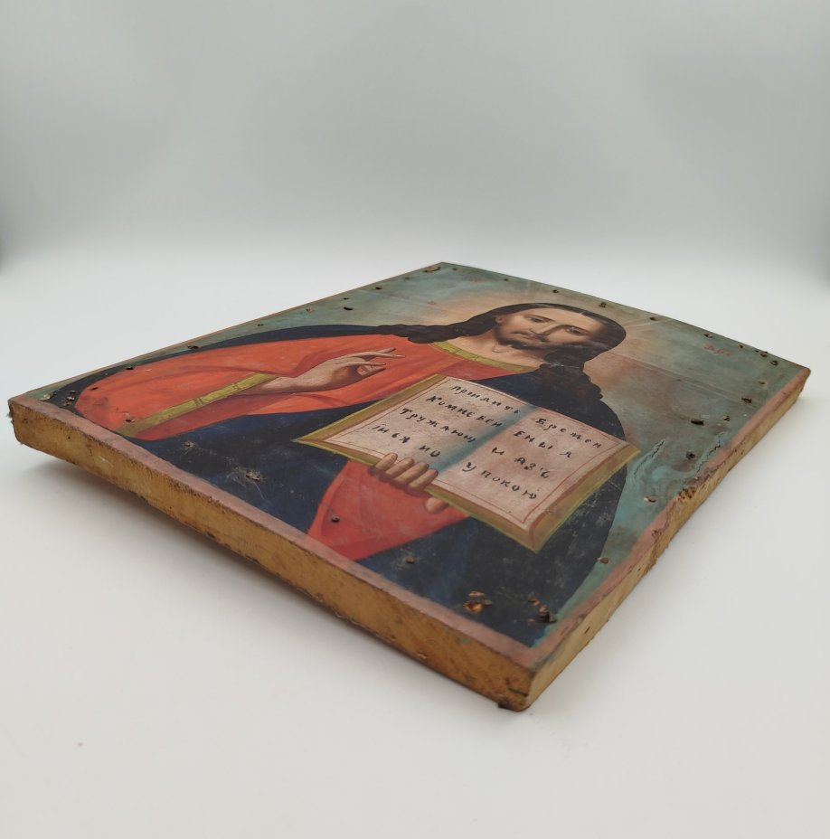 Икона "Господь Вседержитель", дерево, темпера, Российская империя, 1900-1915 гг.