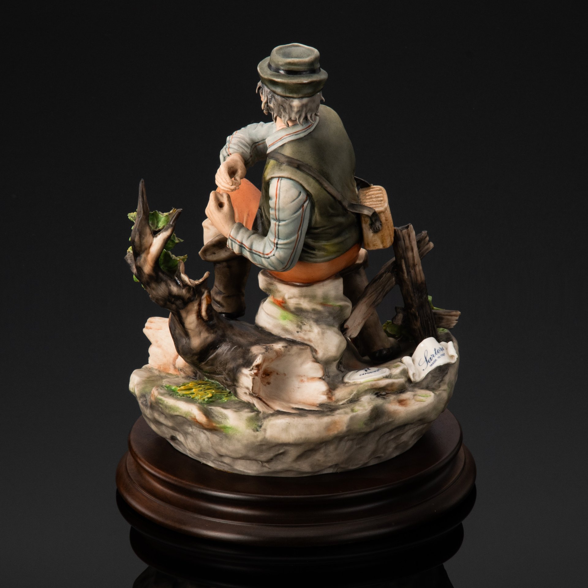 Статуэтка "Богатый улов", автор Sartori, Capodimonte (Каподимонте)