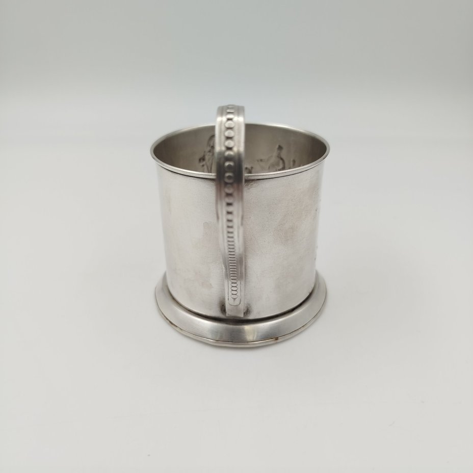 Подстаканник «Зимняя тройка», мельхиор (медь-никель), Мстерский завод художественных изделий «Ювелир», СССР, 1960-1990 гг.