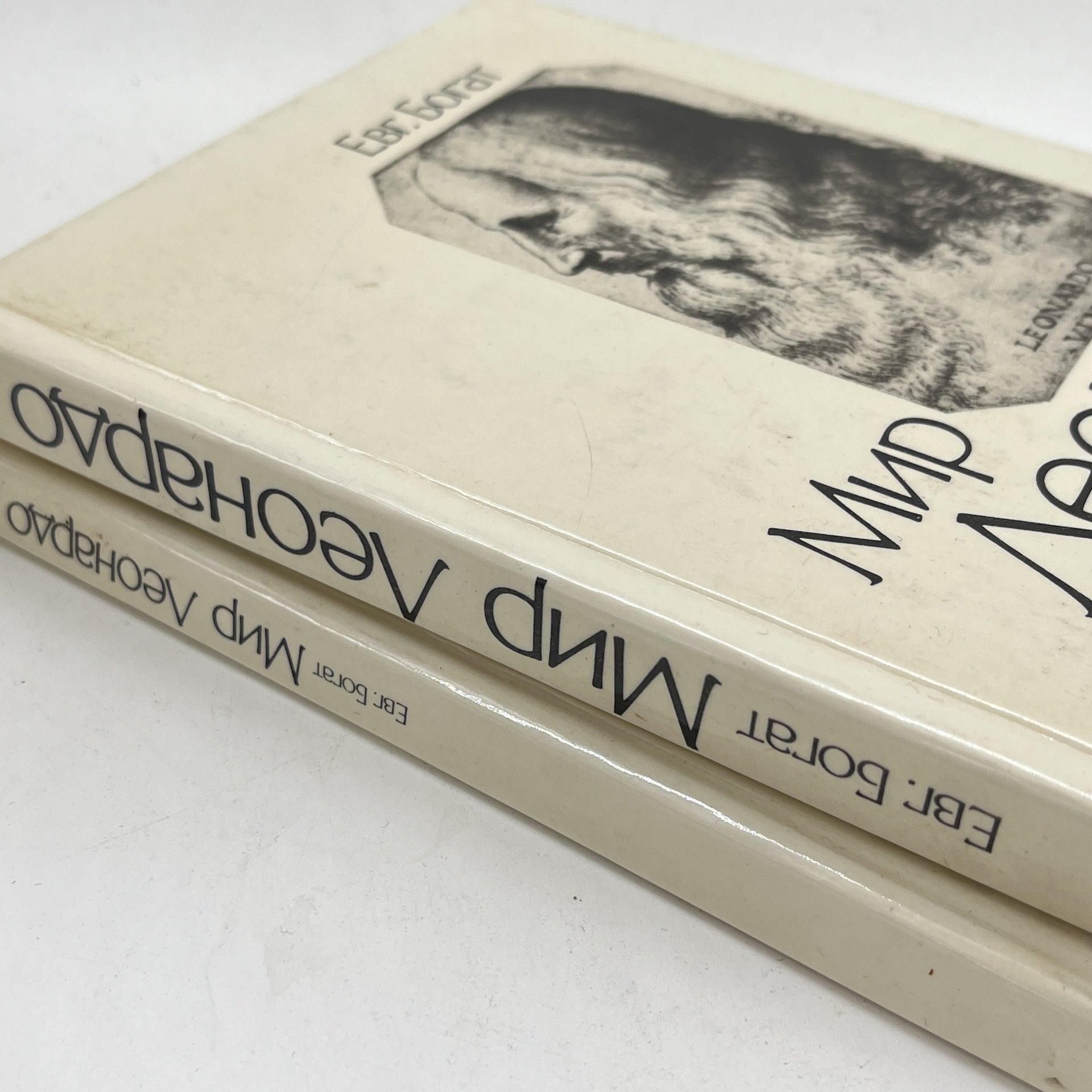 Книга "Мир Леонардо" в 2 частях, Евг. Богат, бумага, печать, Издательство «Детская литература» (Детгиз), СССР, 1989 г.