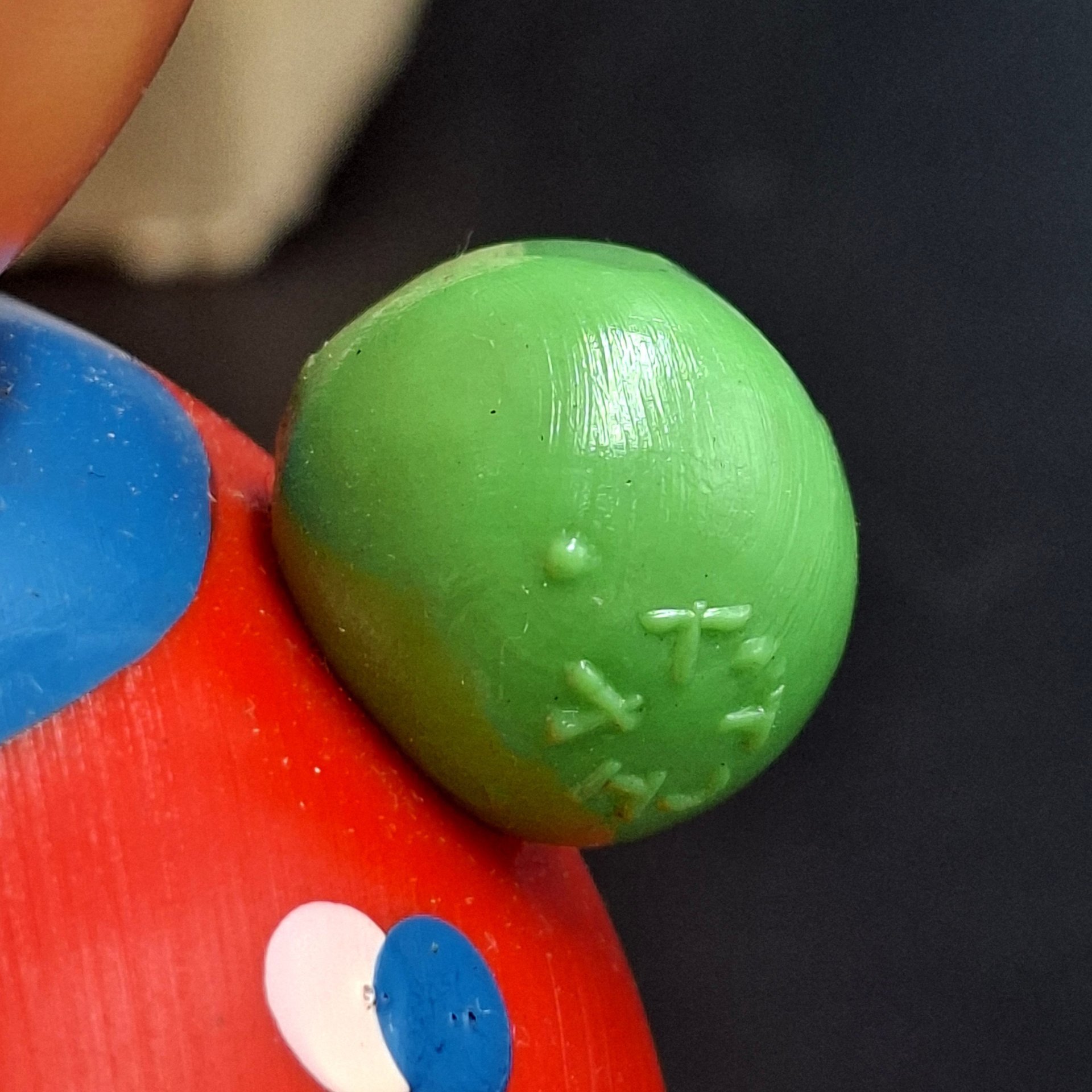 Детская игрушка "Неваляшка" в коробке, пластик, картон, СССР, 1970-1990 гг.