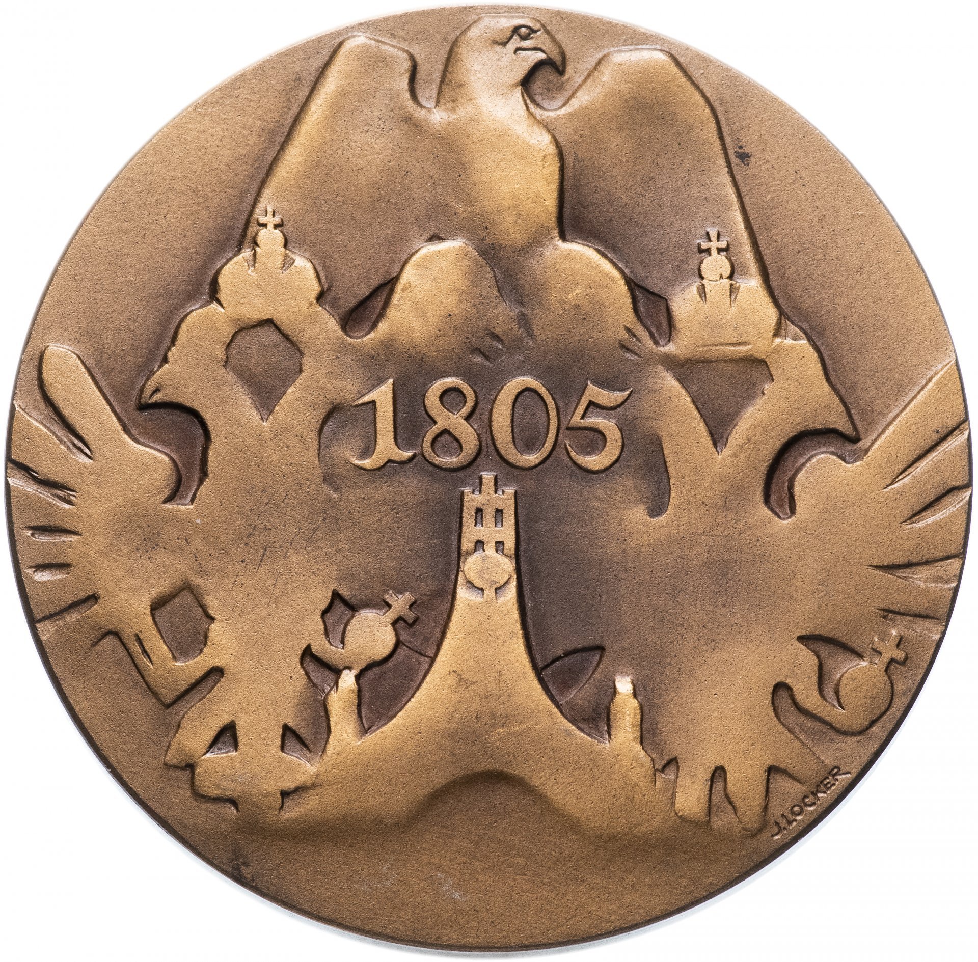 Настольная медаль "200-летие со дня рождения Наполеона Бонапарта" 1769-1969 K. Zeman
